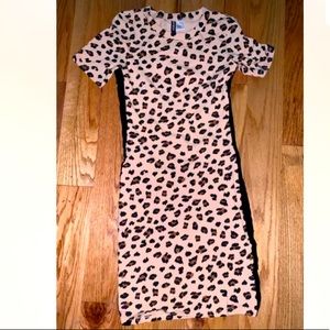 H&M Cheetah Body-con Dress